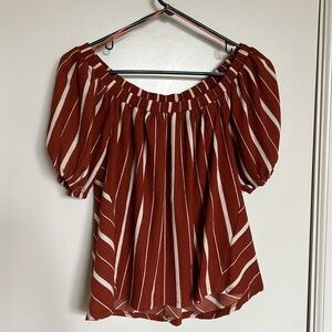 Anthropologie off-shoulder top